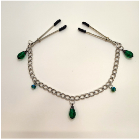 Jeweled Nipple Chains with Clamps