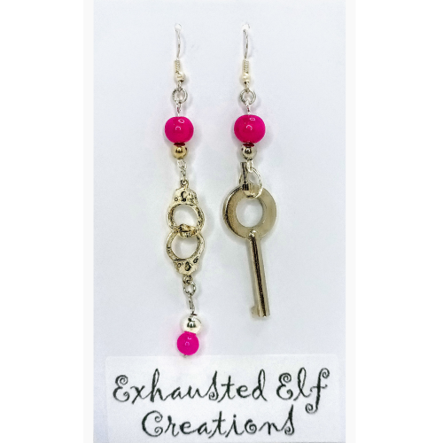 Quietly Kinky Key Earrings - Image 3