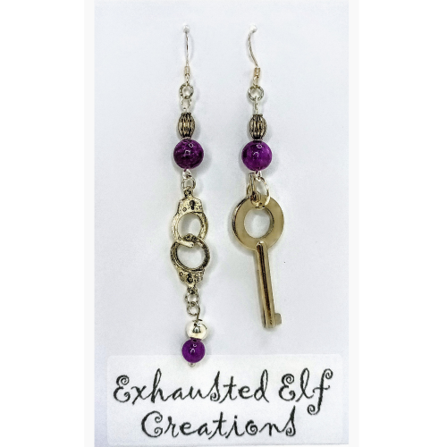Quietly Kinky Key Earrings - Image 2