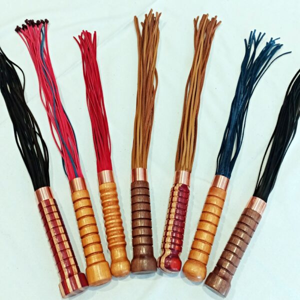 "Attention Getter" Leather Cord Flogger