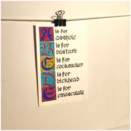 Caustic Alphabet - Originals